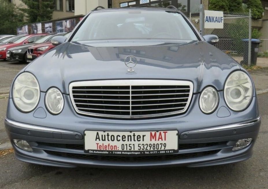 Maska, Zderzak, Blotniki Mercedes E klasa W211 Avangarde nr Lak 353