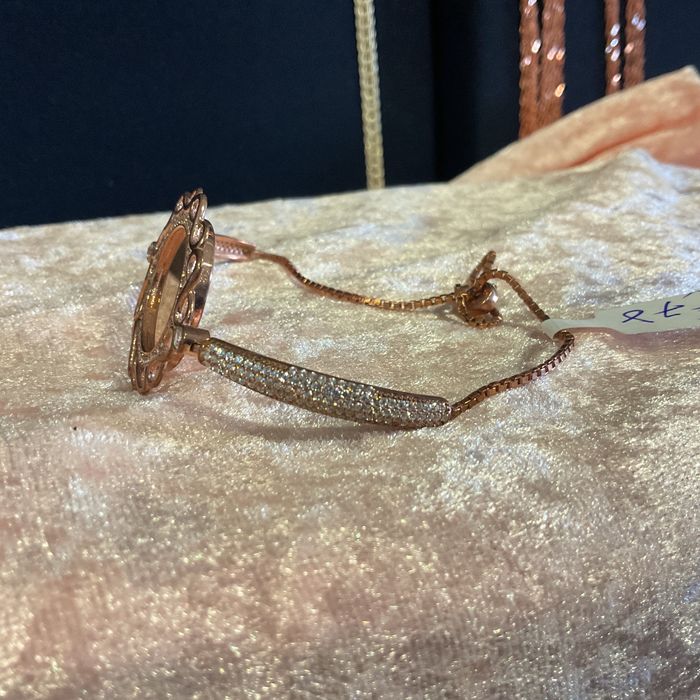 Pulseira em prata com banho de ouro 24 cm / Mais anúncios abaixo