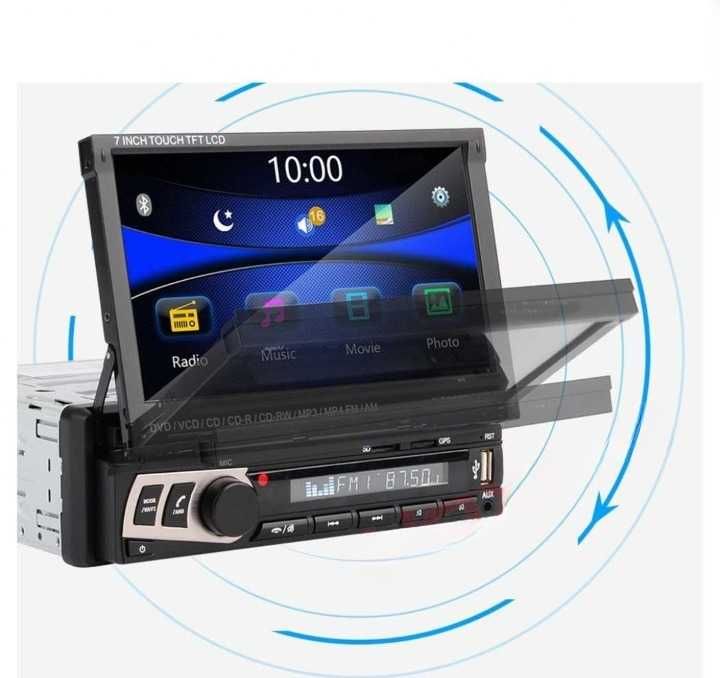 Radio Rebativel Mp5  4x50W Gps Mirrorlink e maos livres Bluetooth Novo
