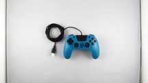 GIOTECK - VX-4 - Kontroler Pad Przewodowy PC PS4 Niebieski