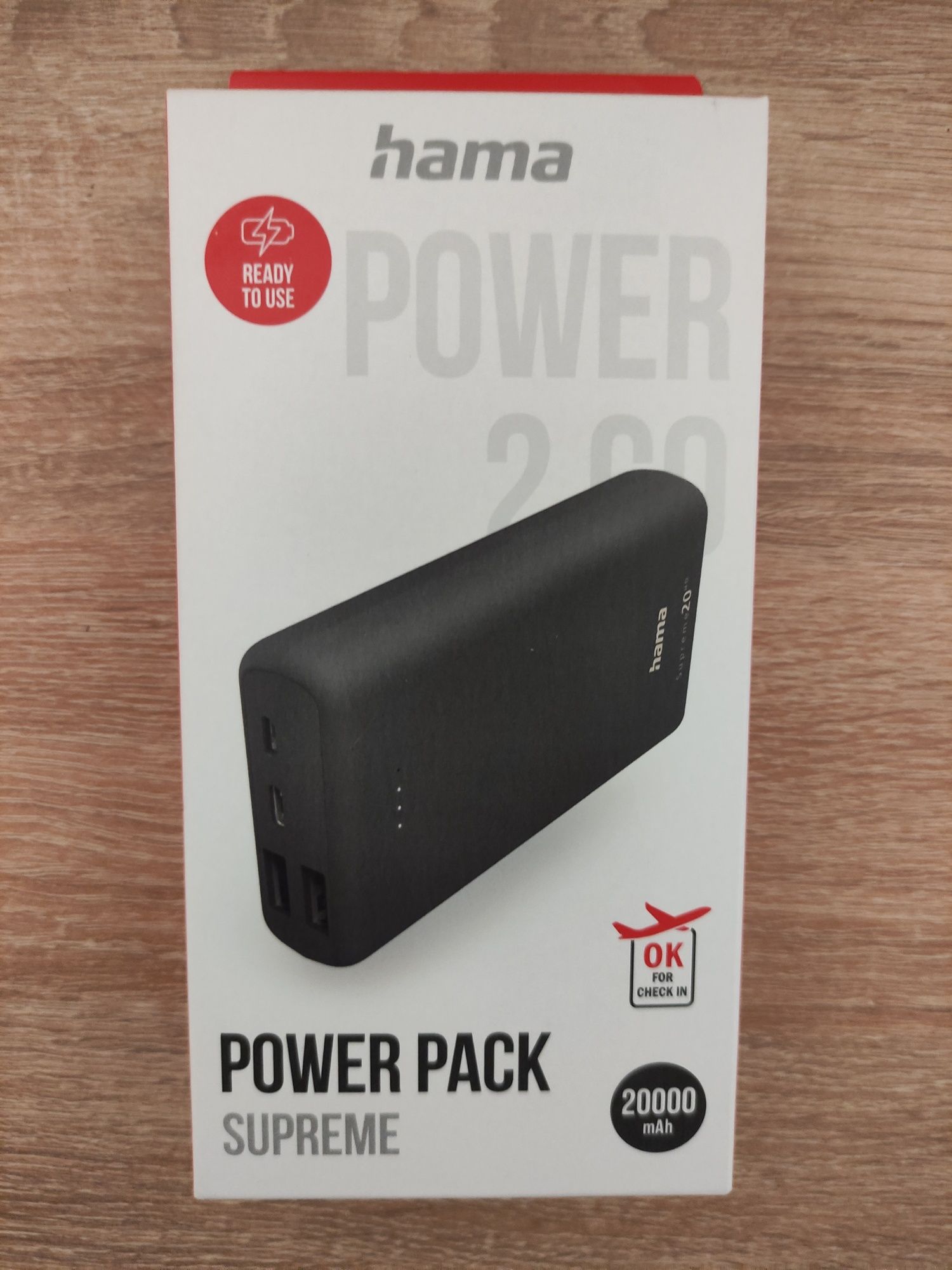 Power Bank 20000 mAh hama