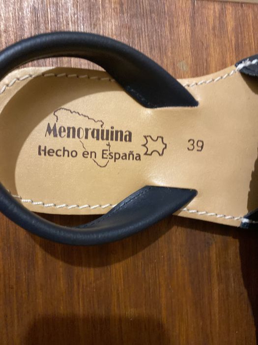 Sandálias Menorquinas em Pele