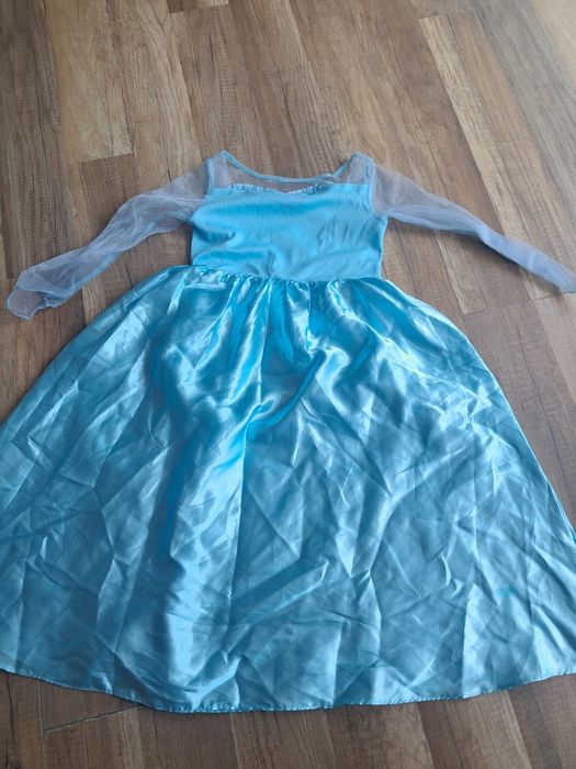 Elsa kraina lodu przebranie 110 116 bal frozen disney księżniczka