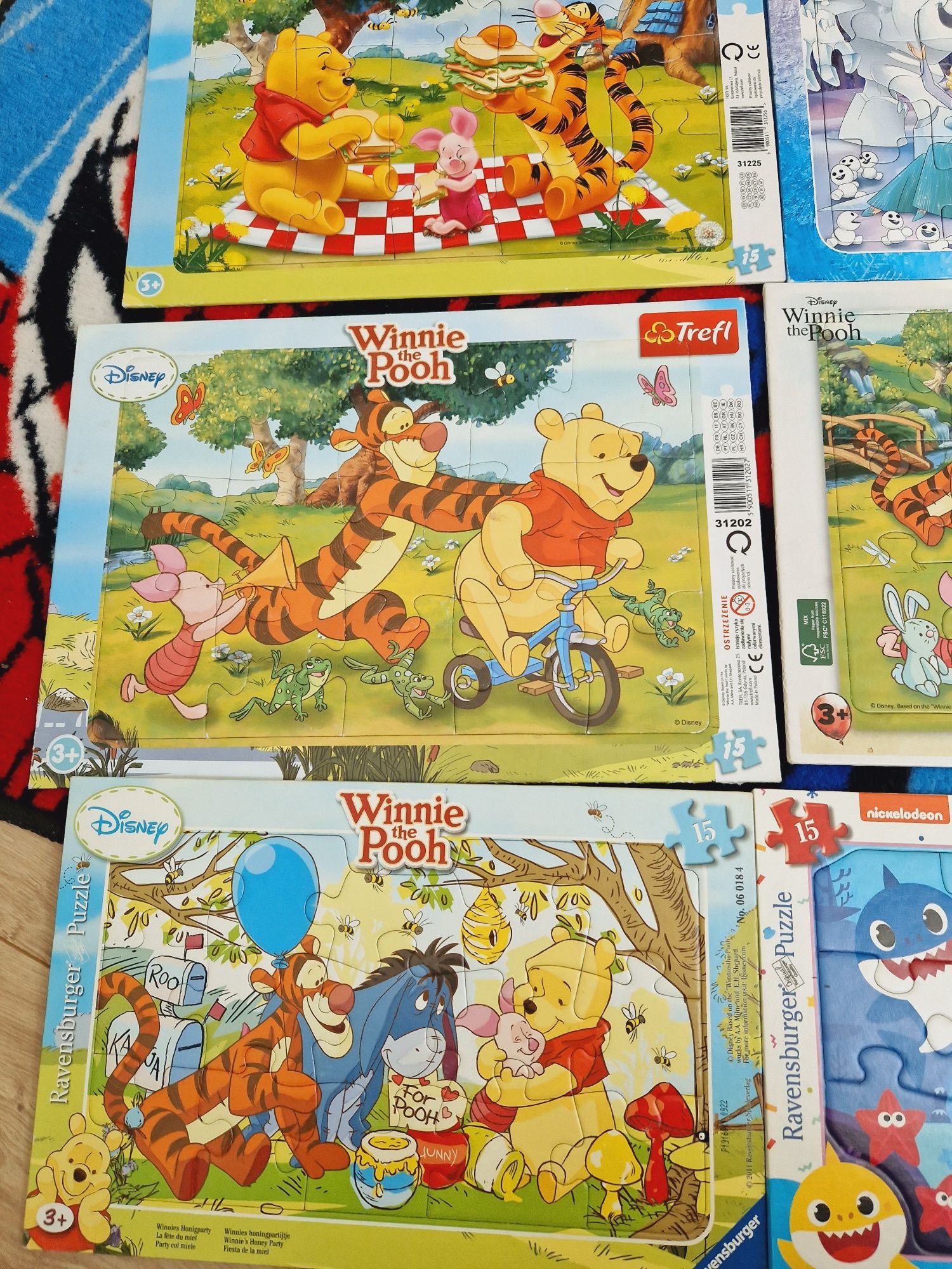 Puzzle w ramce dla 3 latka