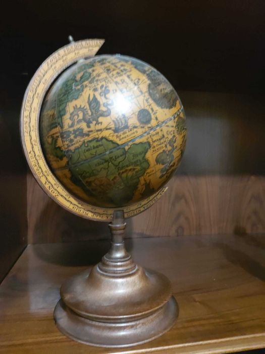 Globo terrestre estilo vintage