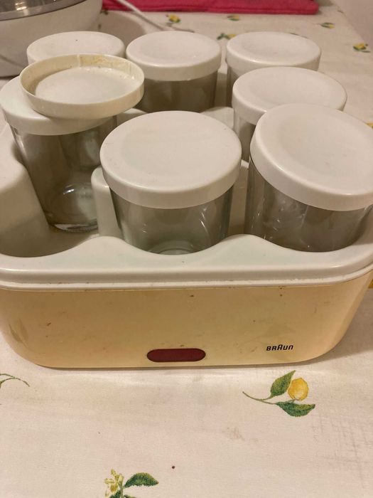 iogurteira braun vintage