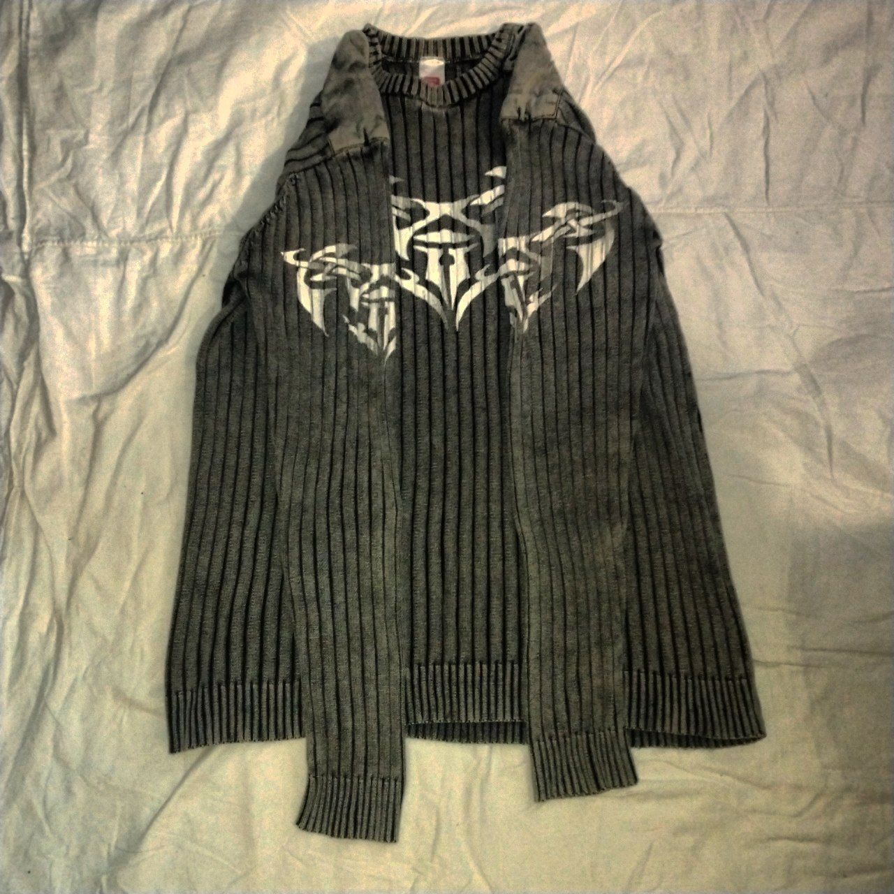 vintage grey sweater. y2k. opium. size 170/176
