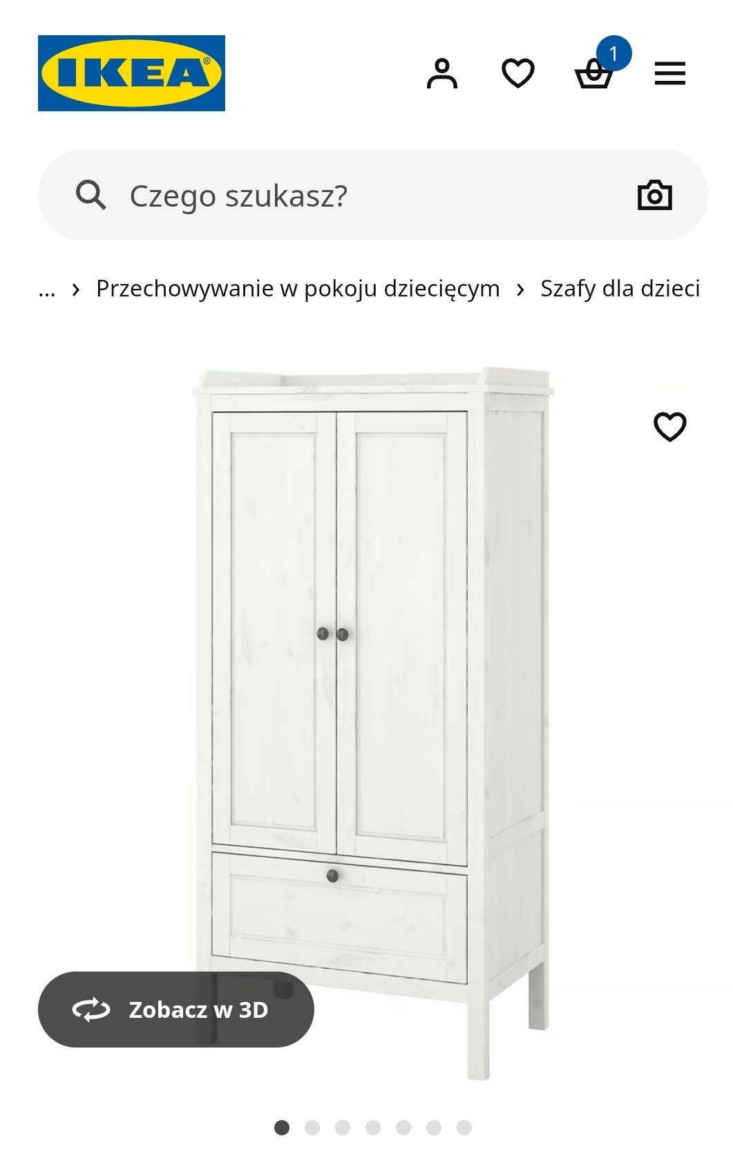 Szafa IKEA Sundvik biała