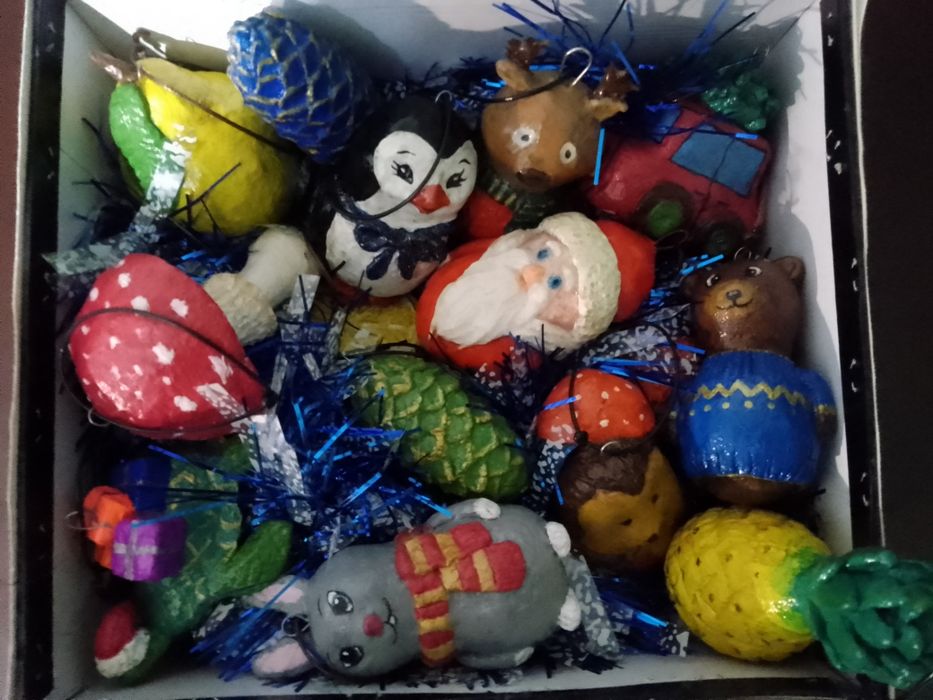 Ялинкові іграшки ручної роботи, ёлочные игрушки