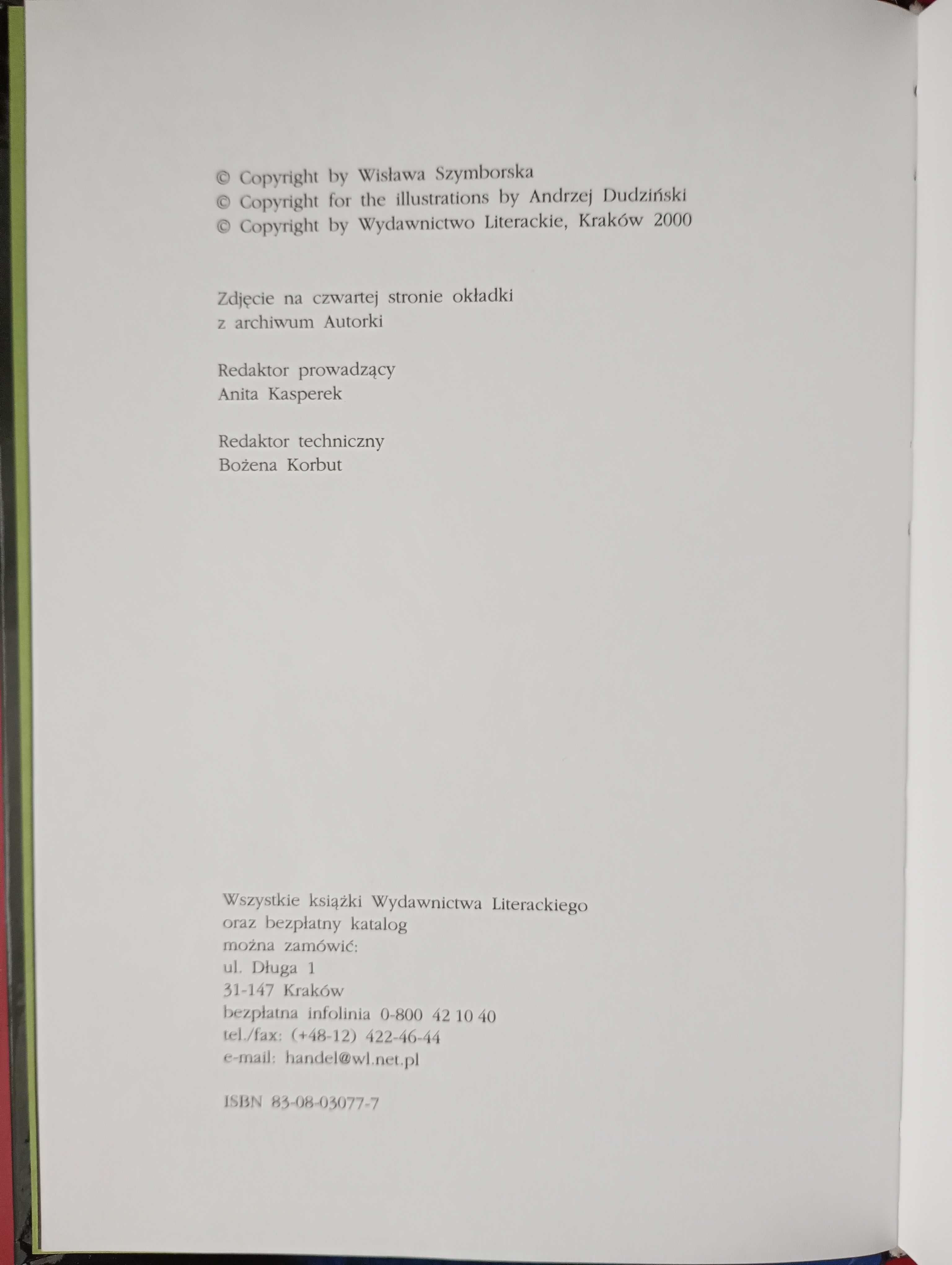 Wisława Szymborska - Poczta literacka UNIKAT