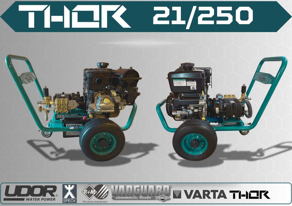 Myjka ciśnieniowa THOR 21/250 – 21L/min 250 bar *Vanguard 14KM*UDOR*