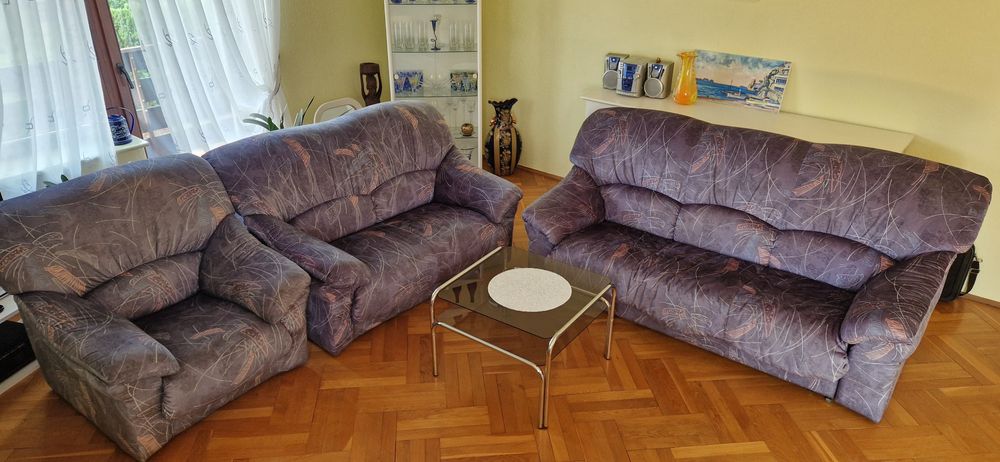 Zestaw wypoczynkowy 3 2 1, do spania