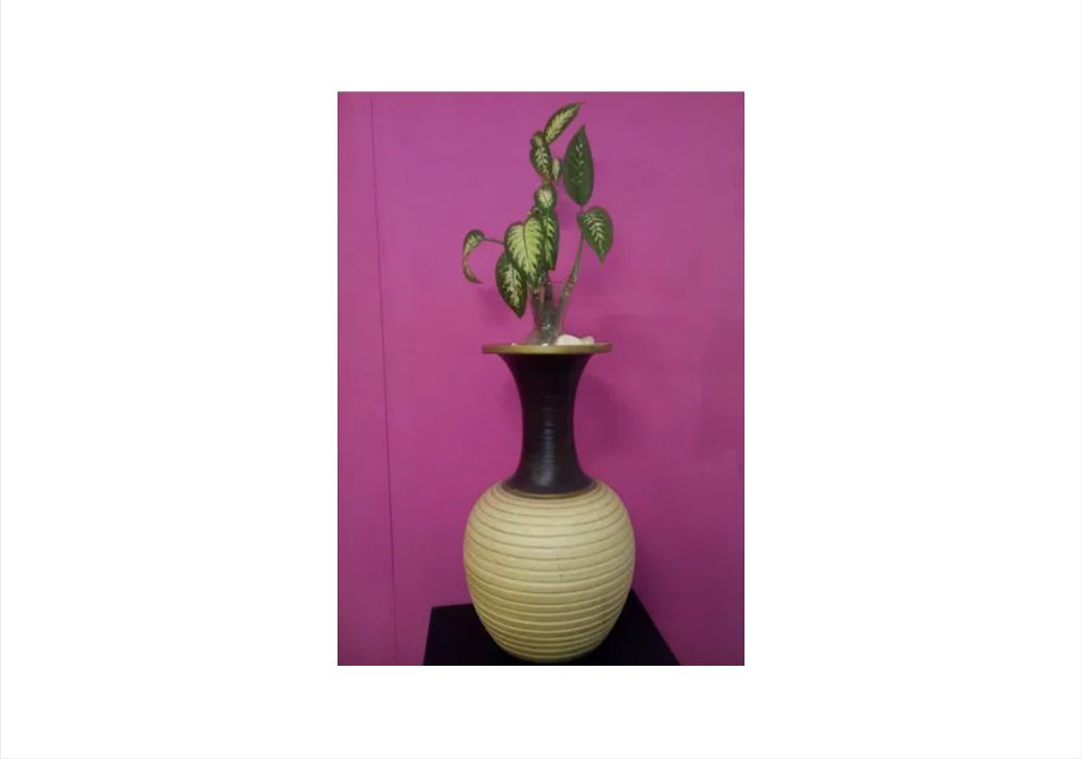 Vaso Cerâmico Grande - Decoração - Jarrão cortina