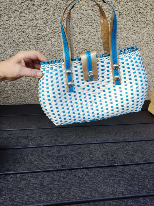 Torebka damska wiklinowa