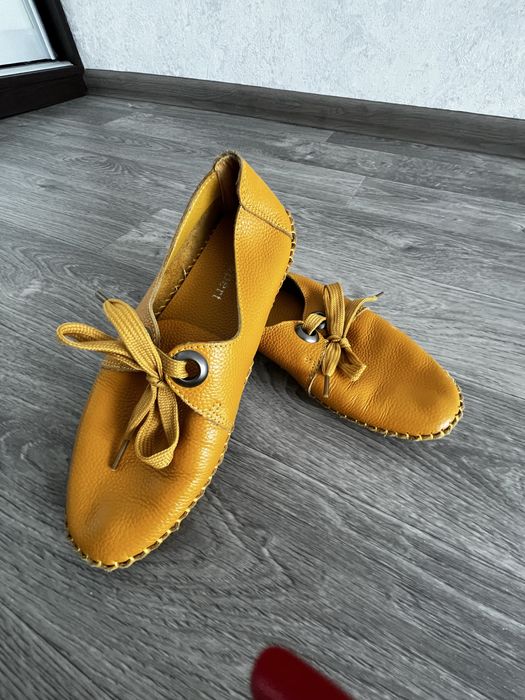 Шкіряні балетки 37 р
