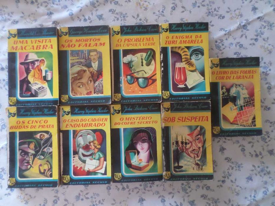 Colecção Escaravelho de Ouro e outros policiais antigos