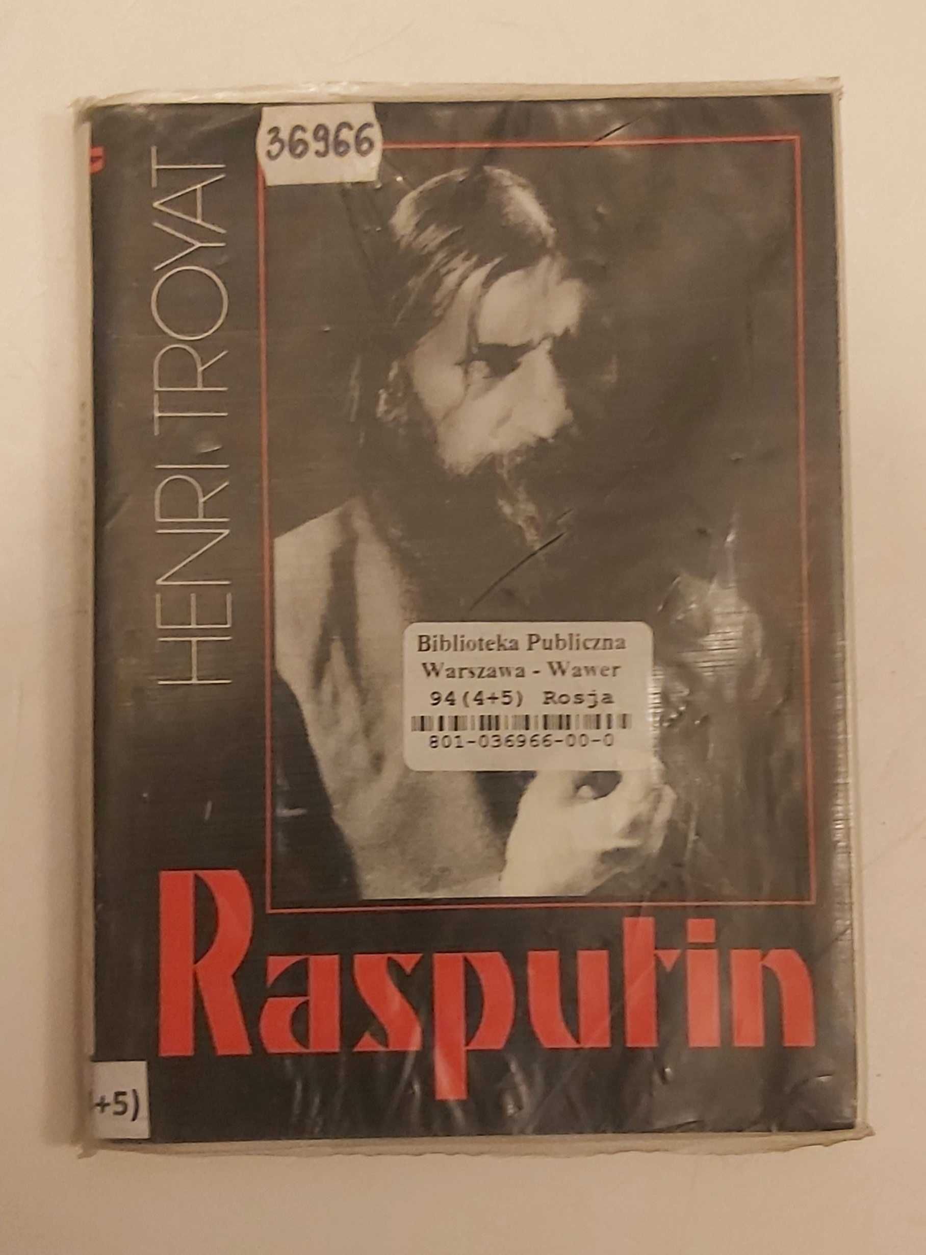 Rasputin Henri Troyat / przełożył Józef Waczków