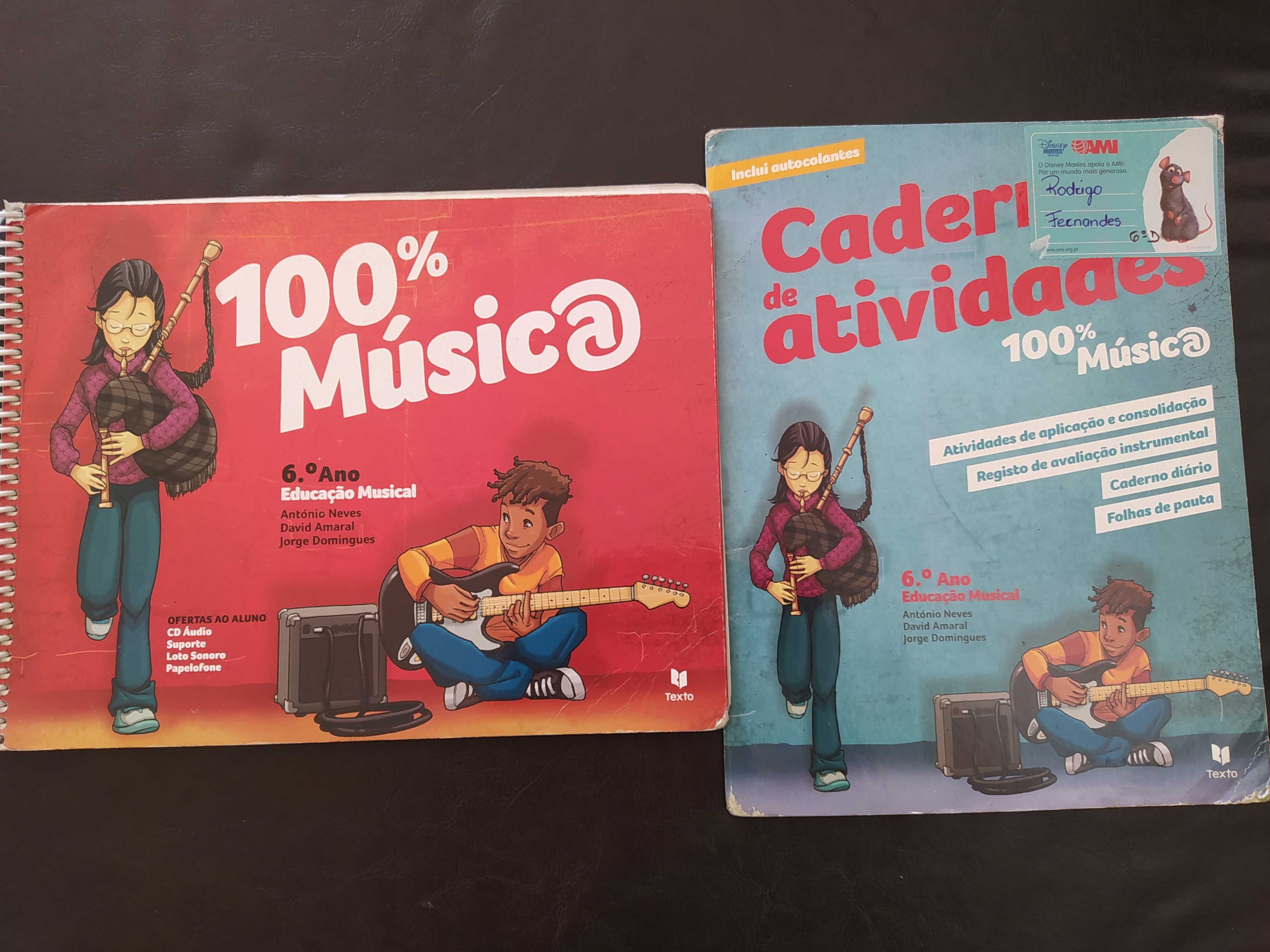 Conjunto de livros Música 100% - 6º ano