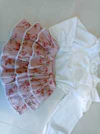 Handmade przepiękna 104 spódniczka