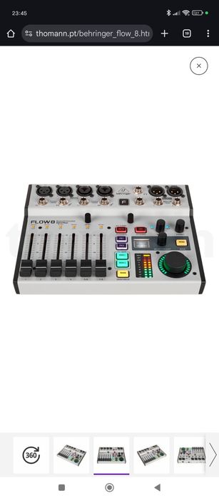 Mesa de mistura digital Behringer Flow 8