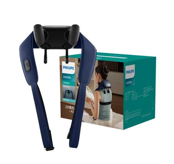 Роликовый массажер для спины шеи и плеч с прогревом - Philips