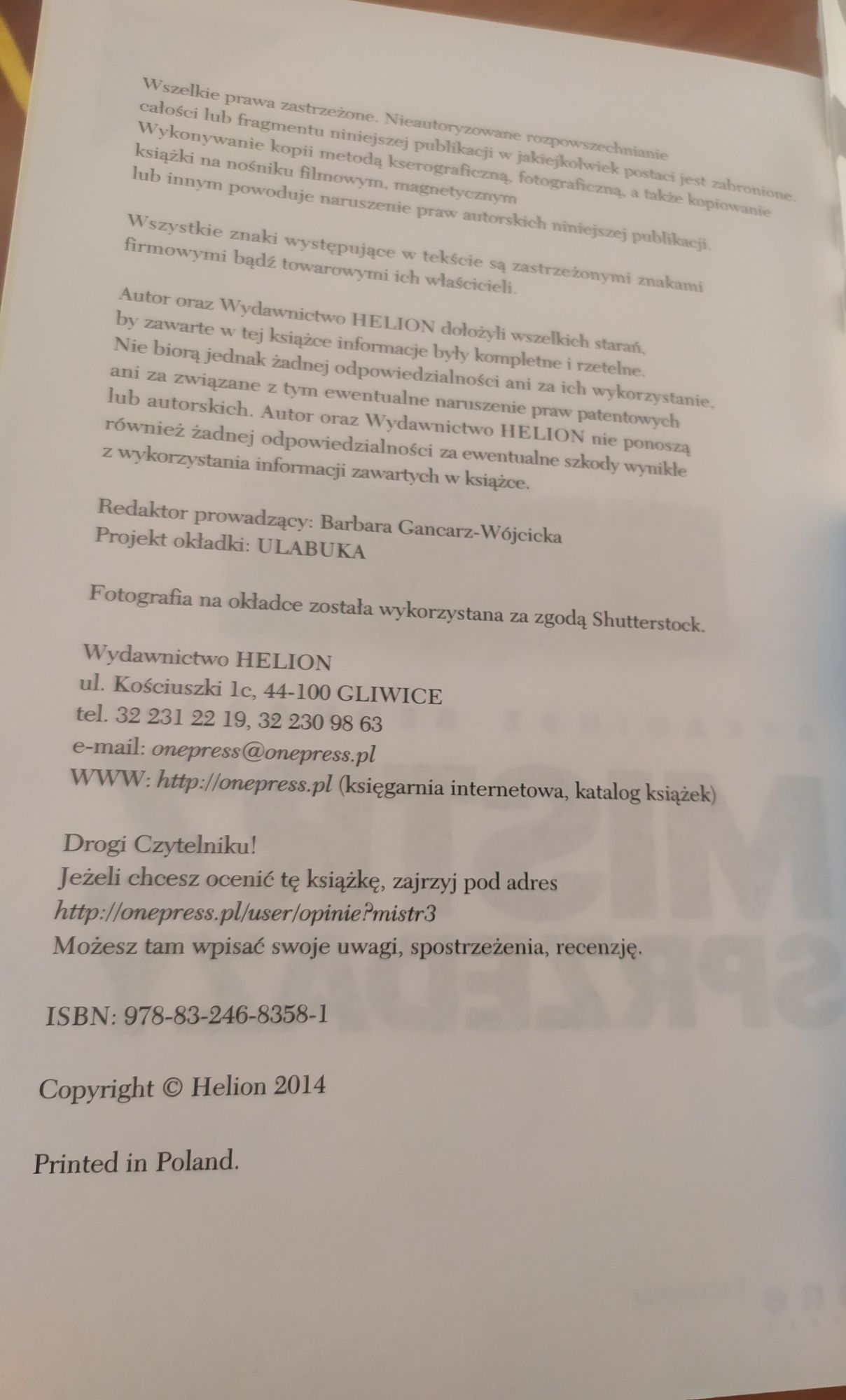 Mistrz sprzedaży Arkadiusz Bednarski z płytą CD wydanie II rozszerzone