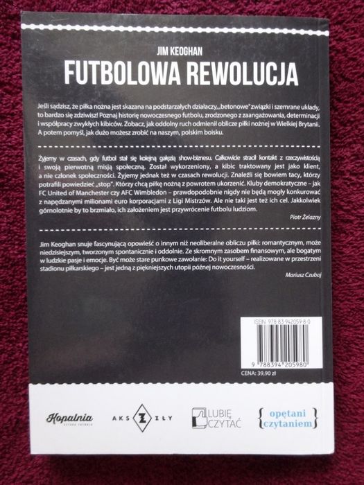 Futbolowa rewolucja_Kibice wkraczają do gry - Jim Keoghan