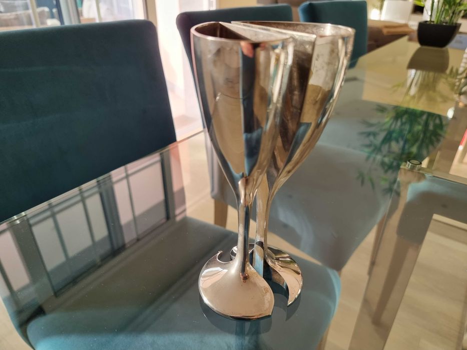Cálices Decorativos Banhados em Prata