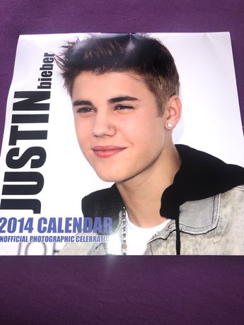 Kalendarz 2014 - Justin Bieber