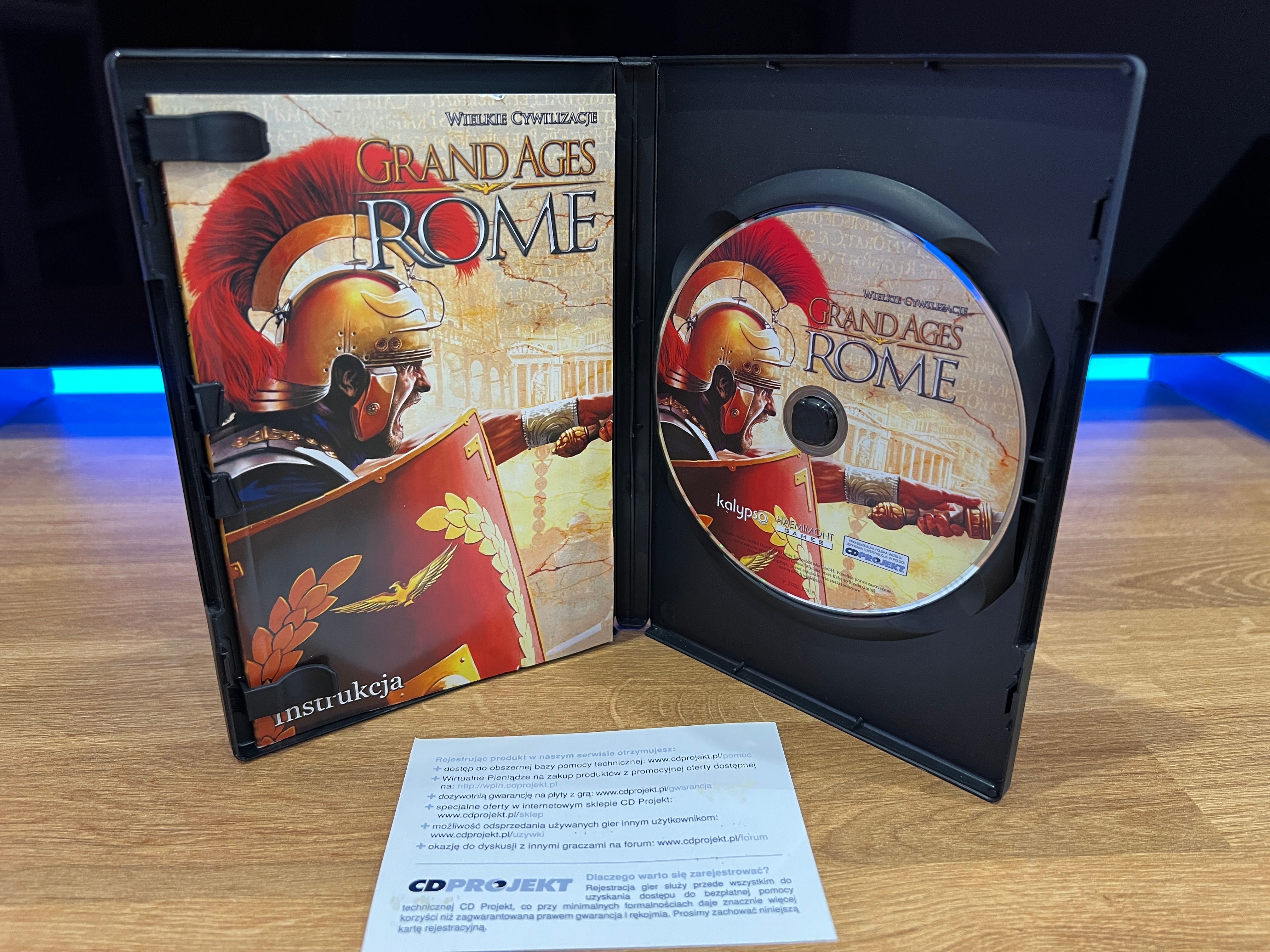 Grand Ages Rome (PC PL 2009) DVD BOX kompletne premierowe wydanie