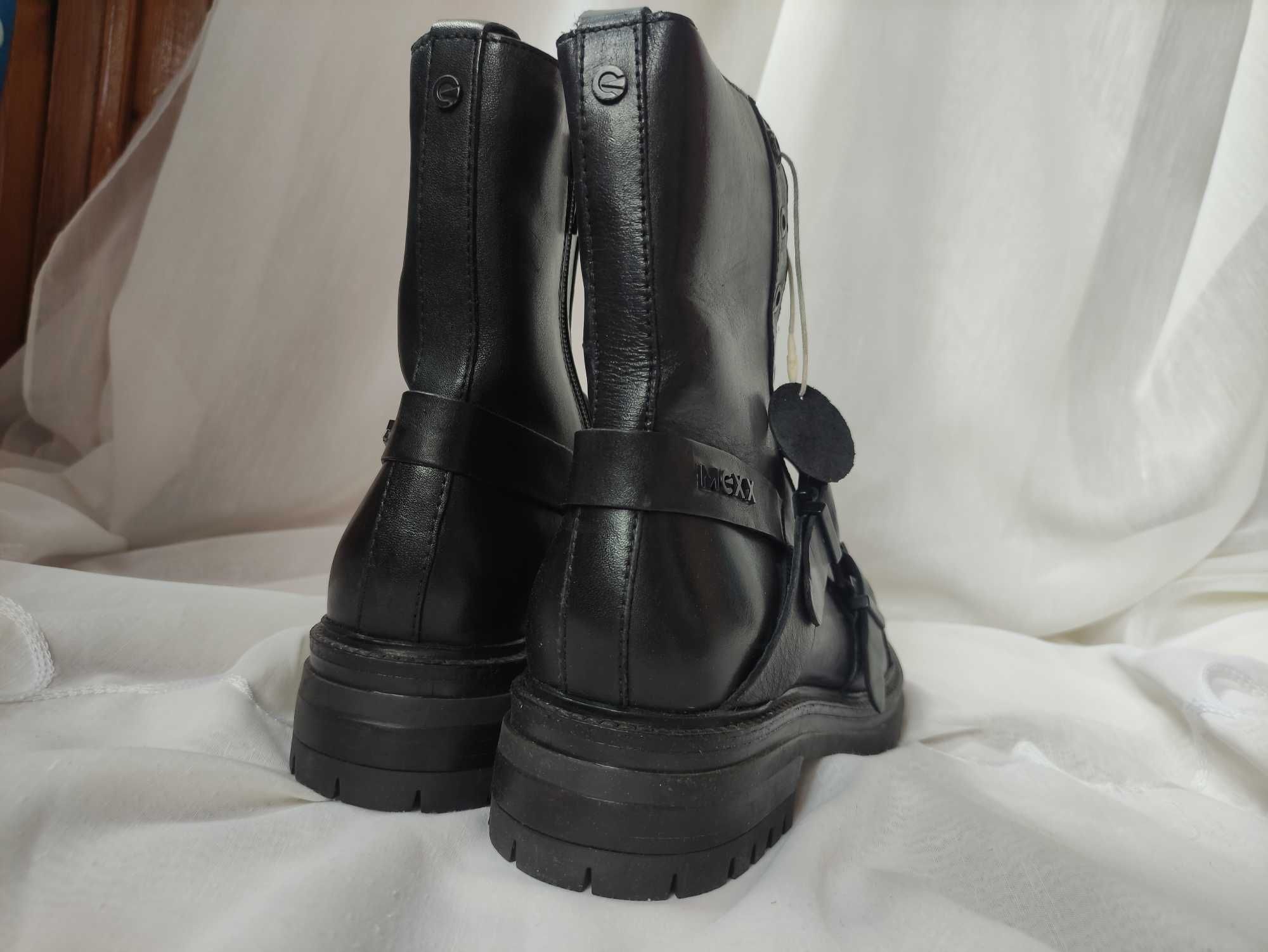 MEXX Жіночі чорні шкіряні черевики Fire 40 розмір