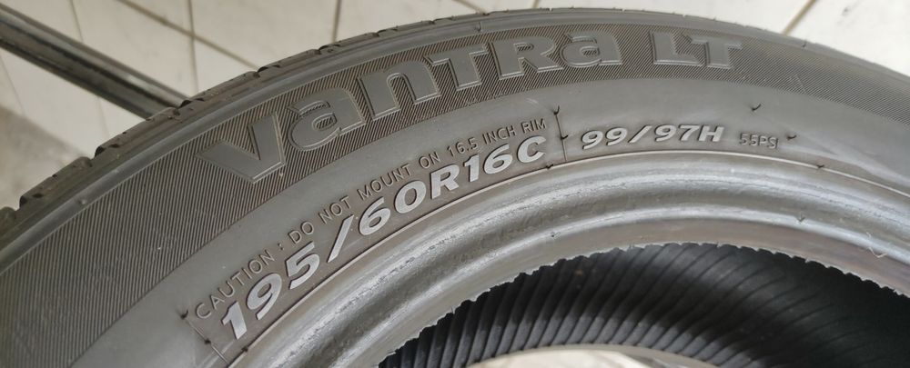 2x 195/60R16C Hankook Vantra LT RA18 99/97H 8,42mm