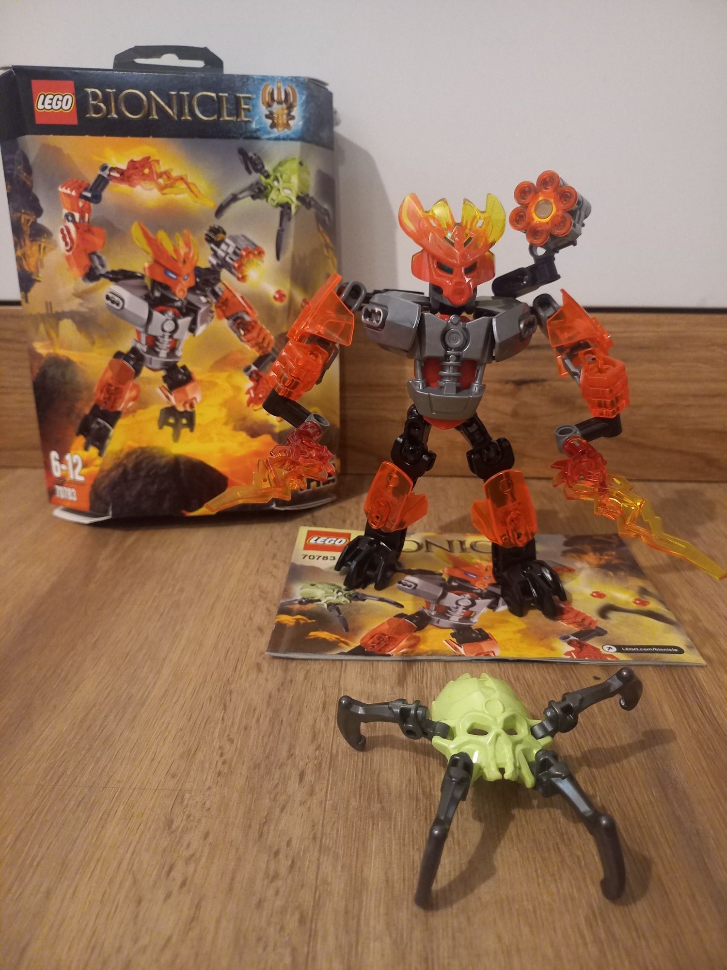 LEGO Bionicle 70783 Obrońca Ognia (Protector of Fire) 100% kompletny