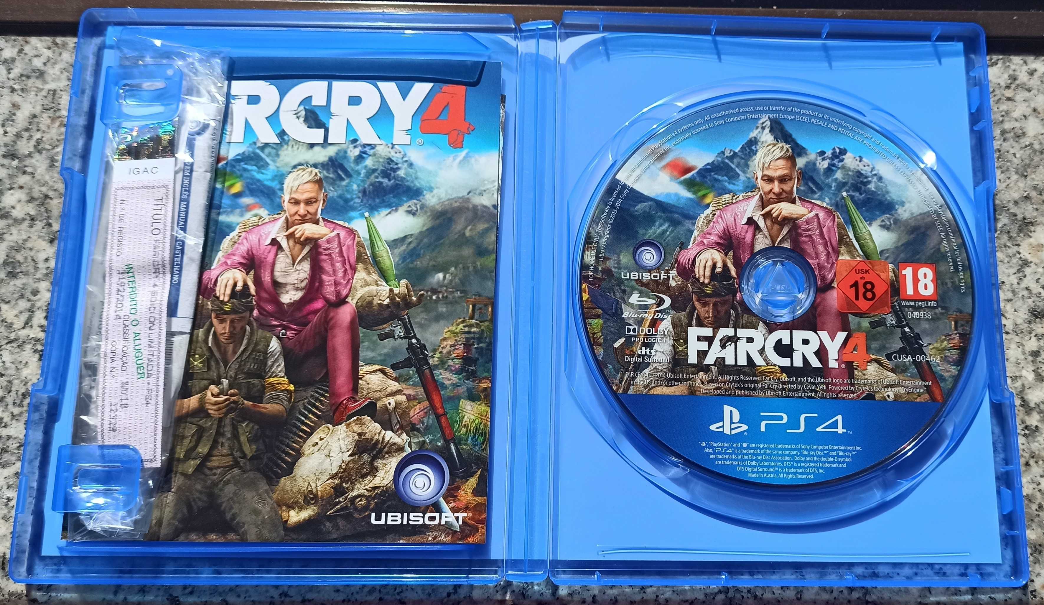 Far Cry 4 PS4 Como novo.