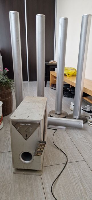 Zestaw głośników, subofer, głośniki, pilot, kino domowe bluetinum