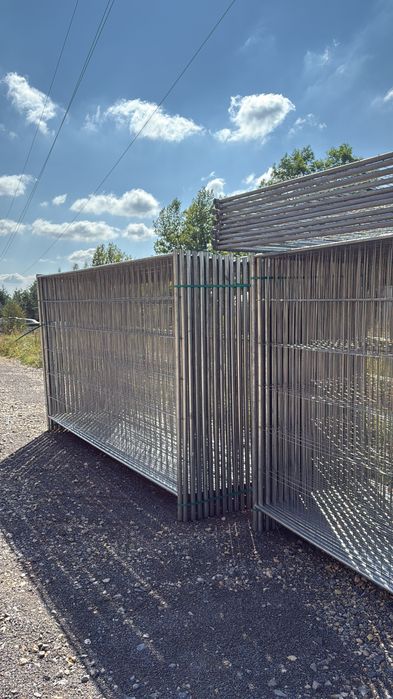 Ogrodzenie tymczasowe budowlane 50 mb komplet panel ażurowy