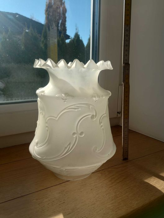 klosz do lampy naftowej, secesja, secesyjny klosz, lampa naftowa