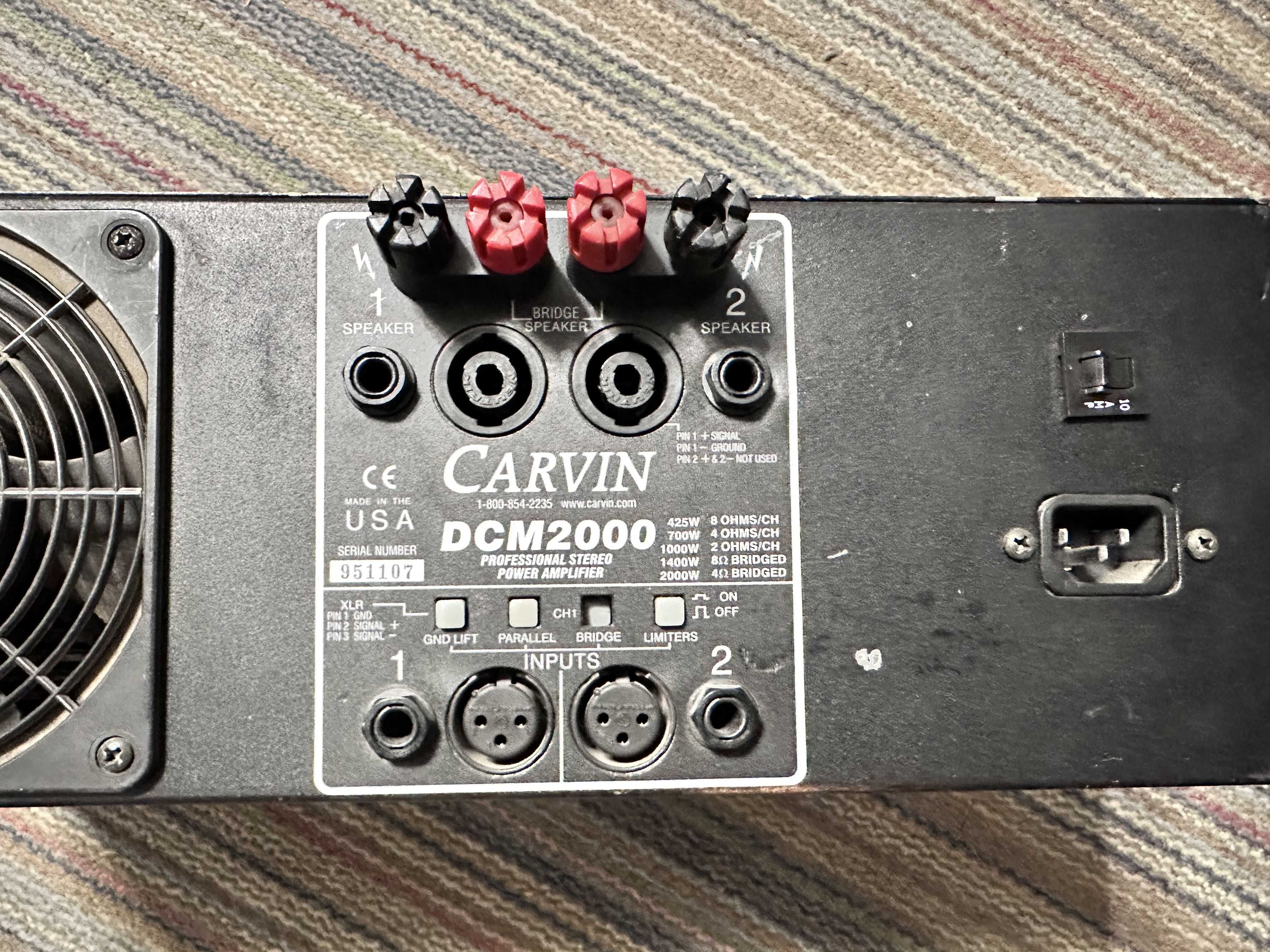 Концернтний підсилювач Carvin DCM2000
