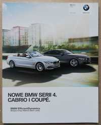 Prospekt BMW serii 4 coupe i cabrio rok 2014