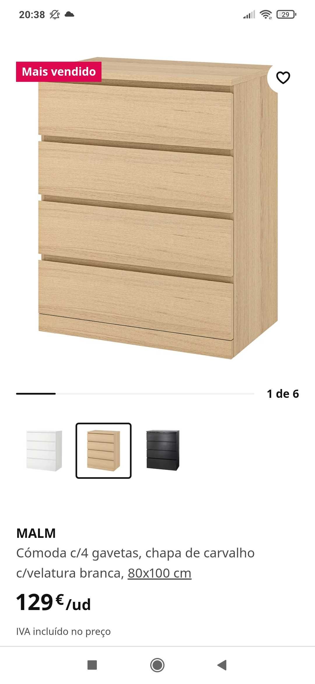 Comoda IKEA malm