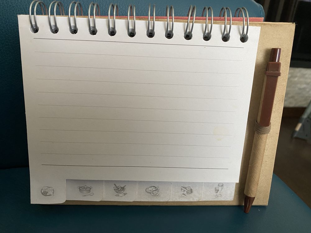 Caderno Receitas (oferta portes envio)