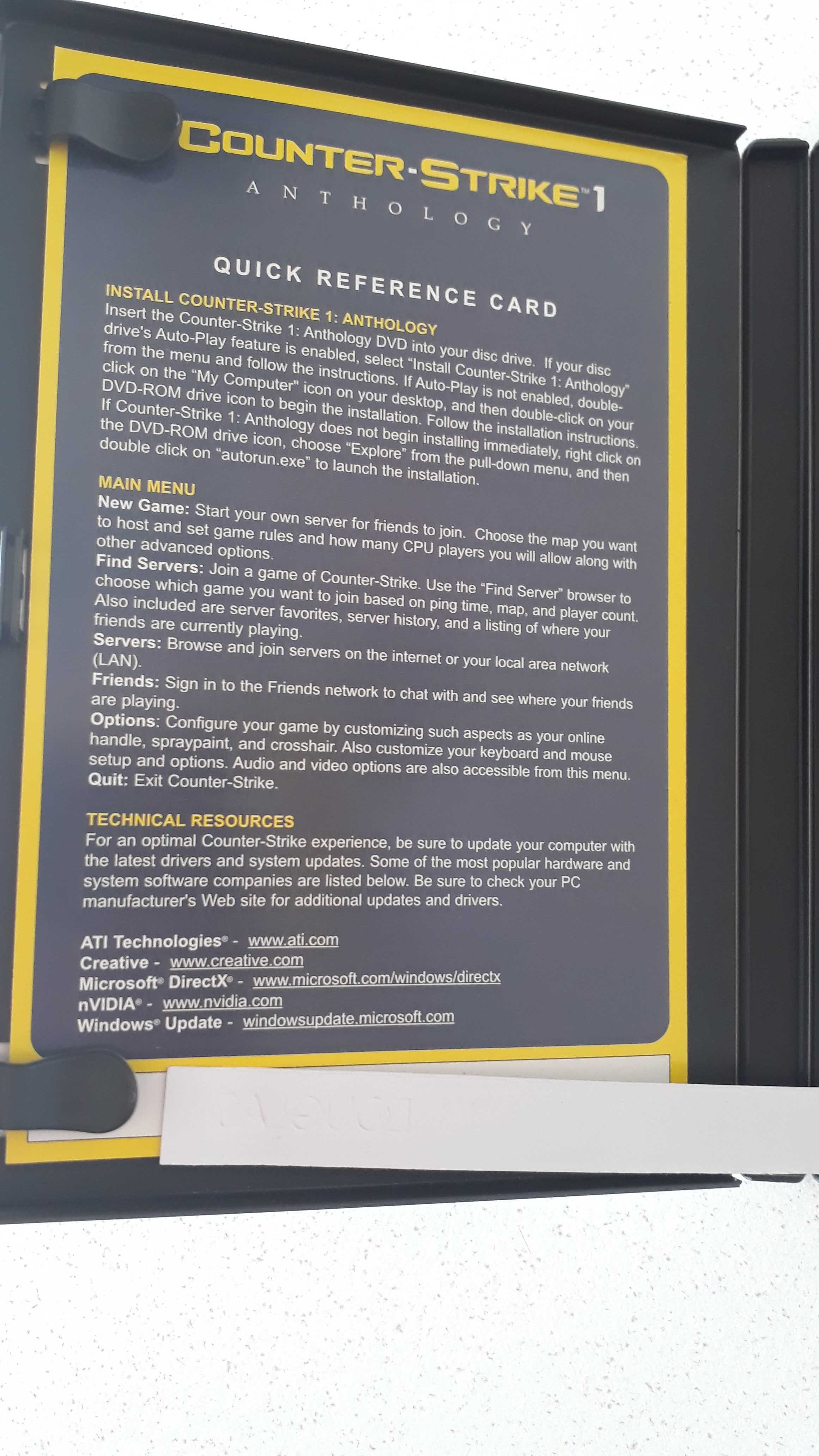 Gra Counter Strike 1 Anthology oryginał