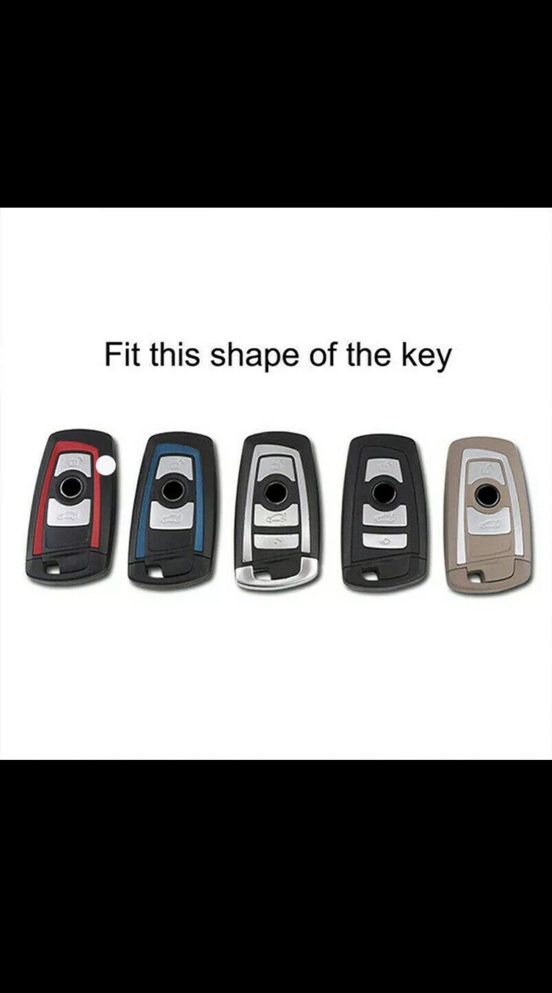 Чехол для смарт ключа "BMW" Performance F01 F07 F10 F20 F25 F30 F32 F3