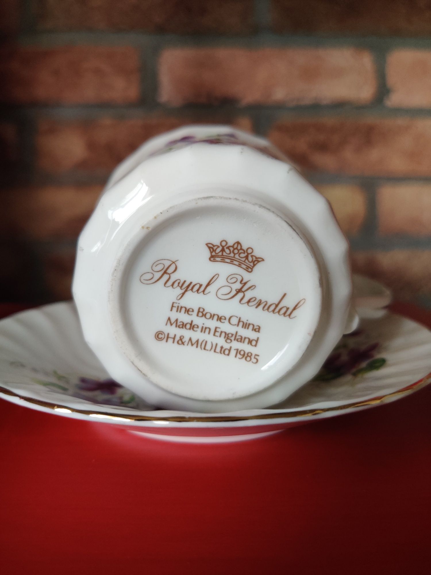 Чайно - кофейная фарфоровая пара Royal Kendal Англия