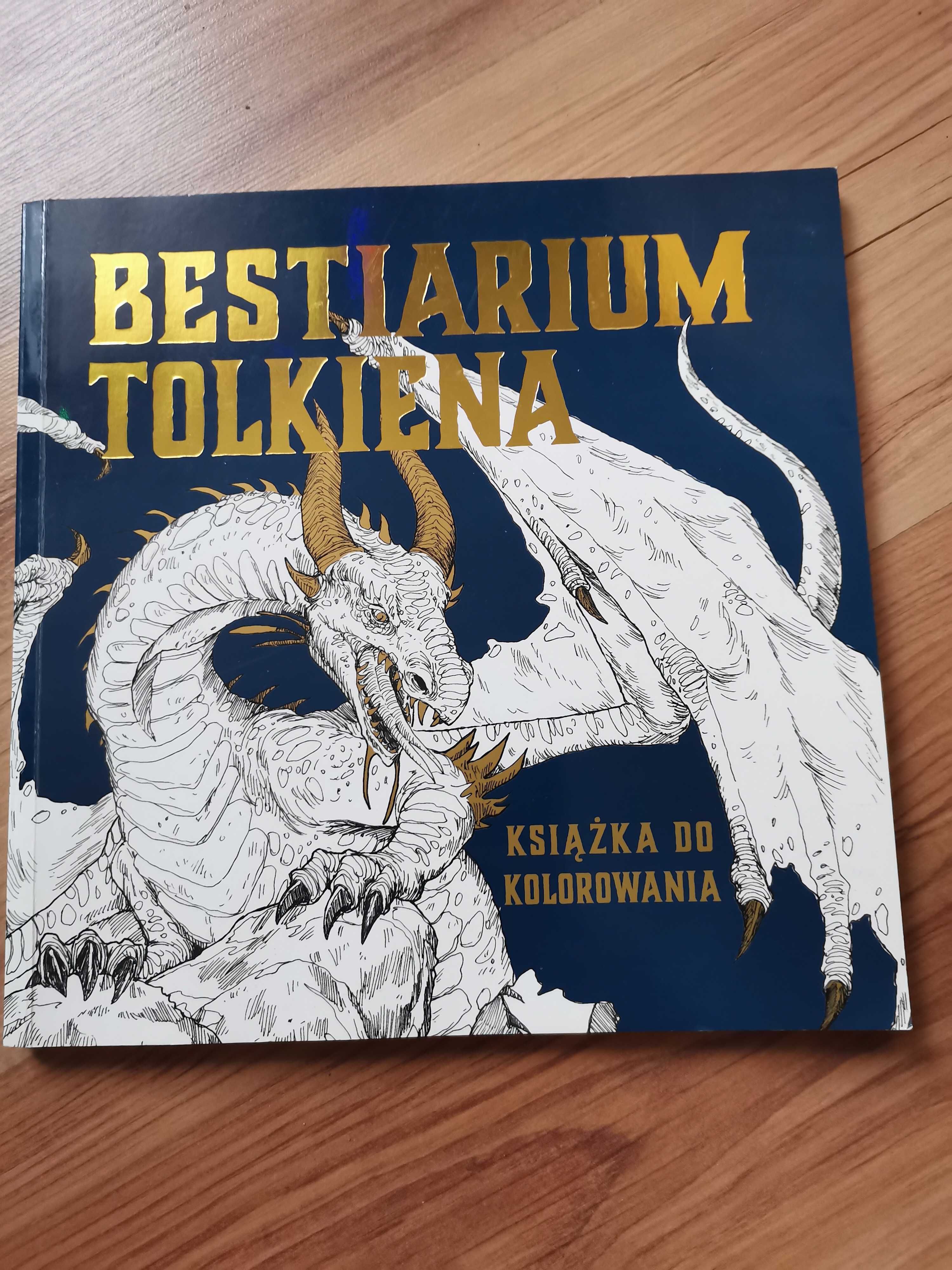 Książka do kolorowania "Bestiarium Tolkiena"