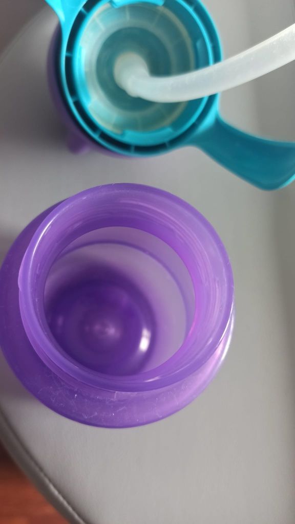 Philips Avent bidon kubek z giętką słomką fioletowy 9m+ 200 ml