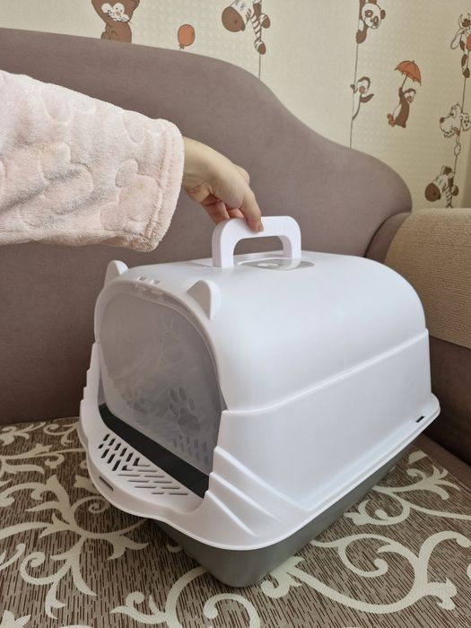 Закритий туалет для котів, кошенят, лоток котячий