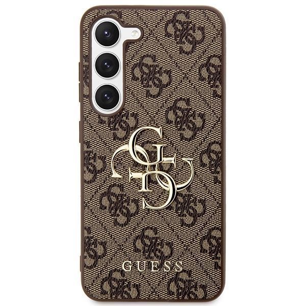 Guess Guhcs23S4Gmgbr S23 S911 Brązowy/Brown Hardcase 4G Big Metal Logo