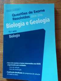 Questões exames resolvidas 2006 a 2016 Biologia e geologia 11 ano