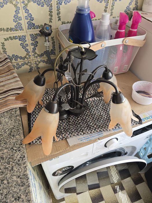 Candeeiro de Estilo Clássico para Sala de Jantar/Estar